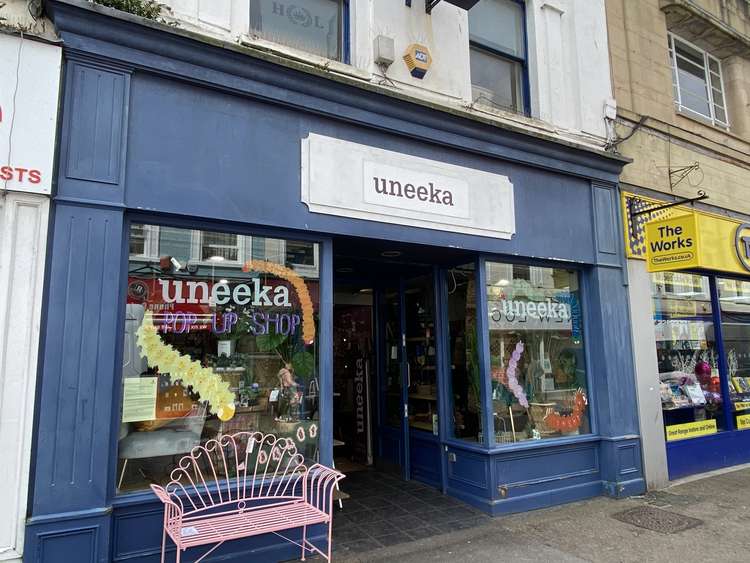 Uneeka currently has a pop up shop on Market Street - but hopes to turn it into a permanent fixture.