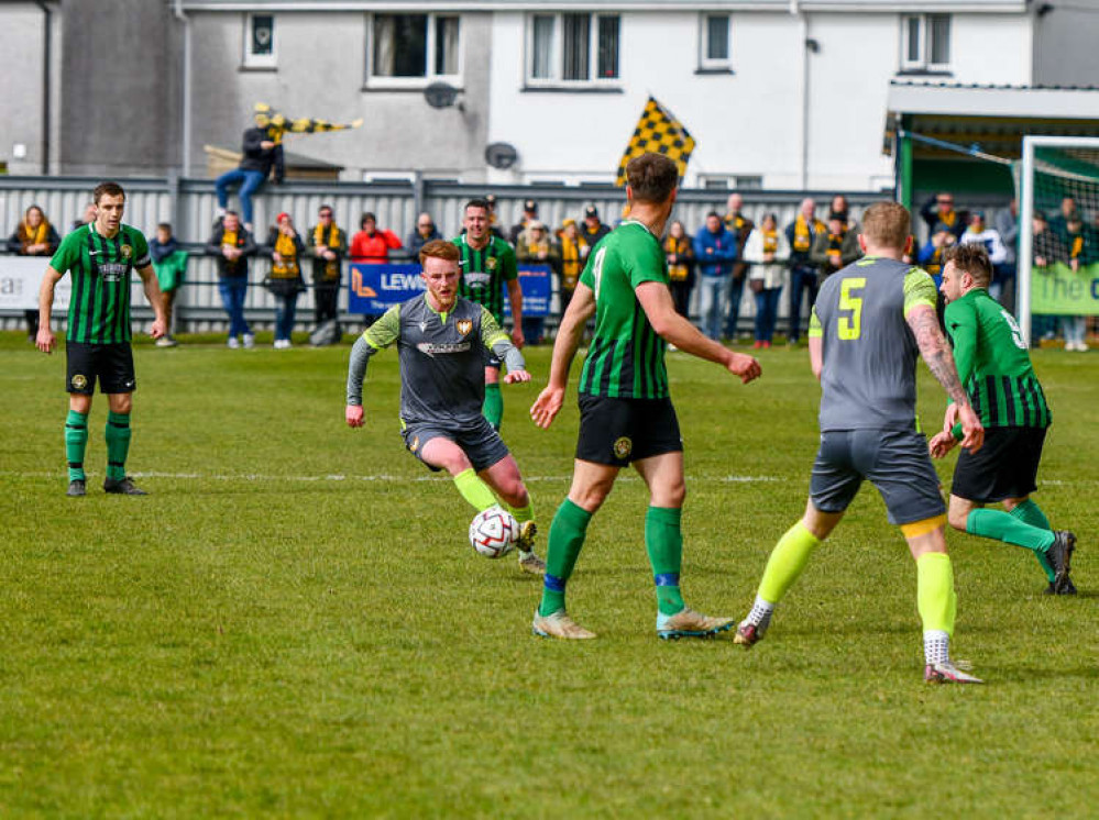 Pictures from Falmouth Town's 2-0 win at St Blazey on Saturday. Credit: Matt Friday/Cornwall Sports Media.