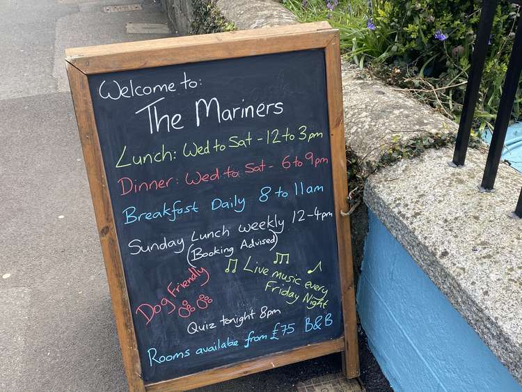 The Mariners has a busy events schedule with regular quizzes and live music.