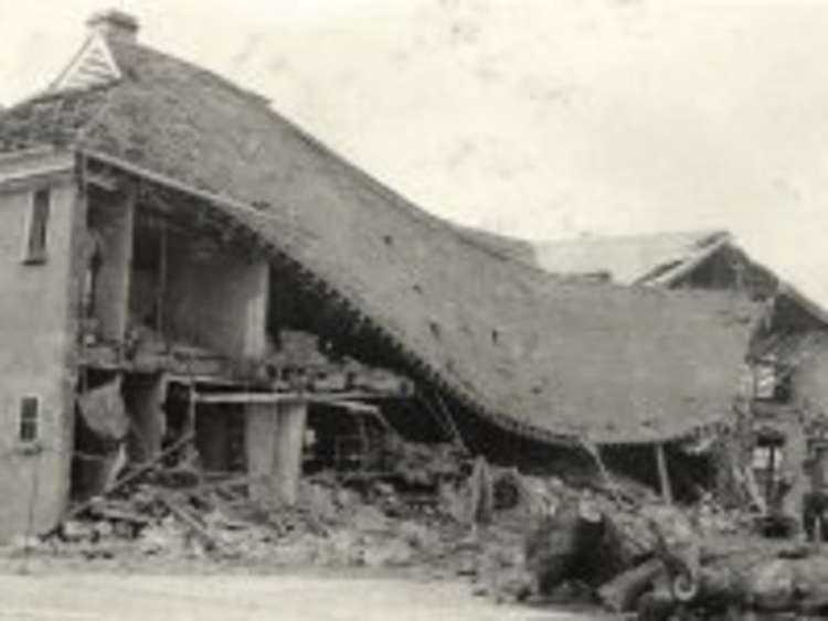 It suffered damage during the London blitz of World War Two (Image: Surrey Heritage)