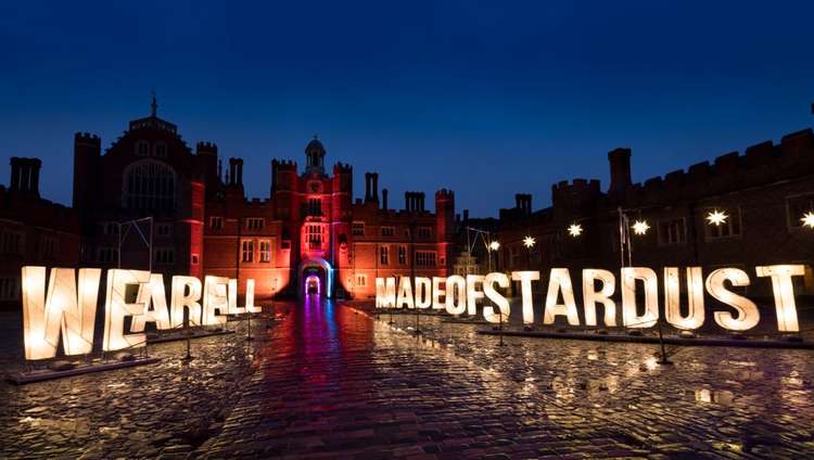 Hampton Court has transformed into the Palace Of Stardust (Image: Historic Royal Palaces)