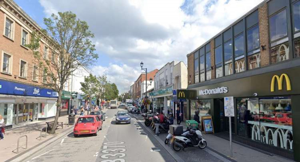 Victoria Road in Surbiton where the fight broke out (Image: Google Maps)