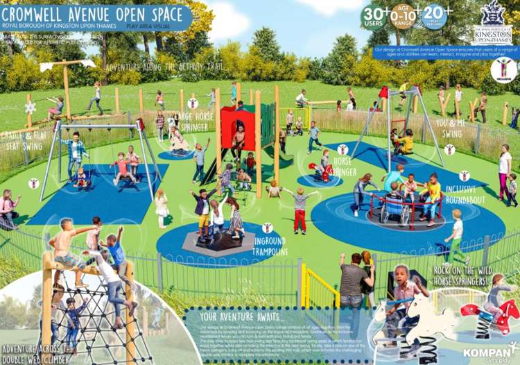 The design for Cromwell Avenue Open Space