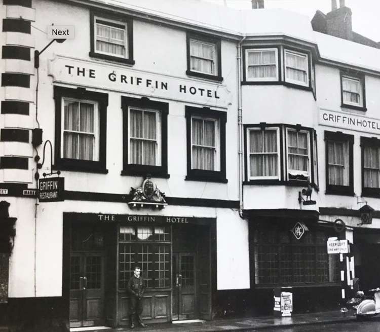 The former Griffin Hotel, a well-known gay pub in the 1970s, in Kingston Marketplace (Image: Exploring Surrey's Past, SHC ref CC37/12/14/5)