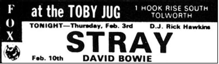 A ticket for the historic Ziggy performance on February 10 1972 (Image: The Ziggy Stardust Companion)
