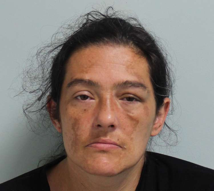 Nadine Steer of Donald Woods Gardens in Surbiton. She has been jailed for burglary with intent to steal