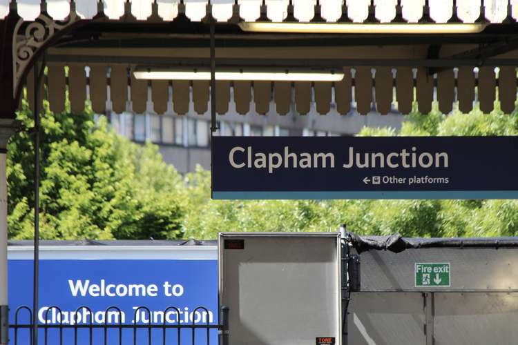 Clapham Junction was evacuated today and passengers are being turned away from the station (Image: Issy Millett)