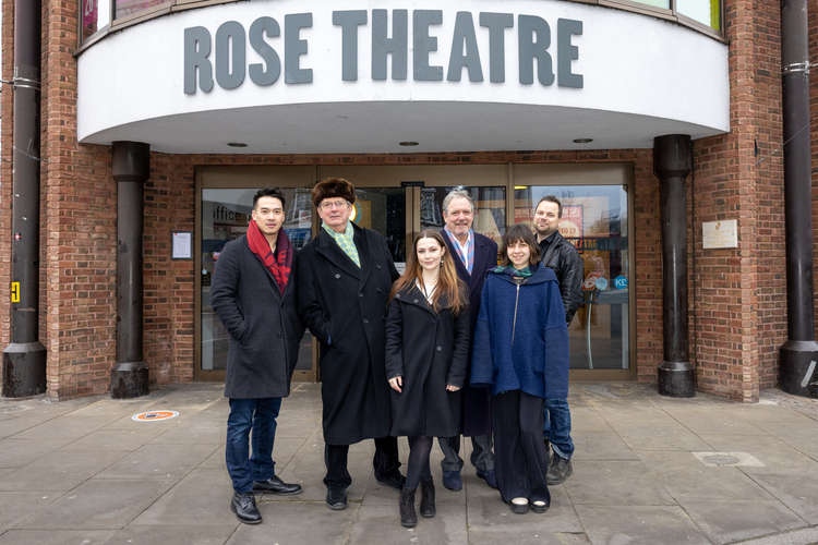 A photo from the press launch for the festival. Second from left: Mike Newell, one of the festival patrons (Image: KIFF)