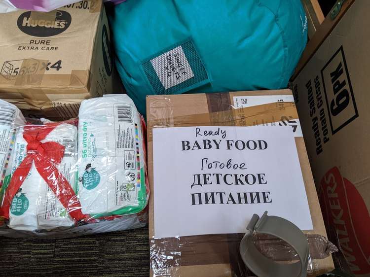 Medicine, baby food and nappies are some of the most-needed supplies (Image: Nub News)