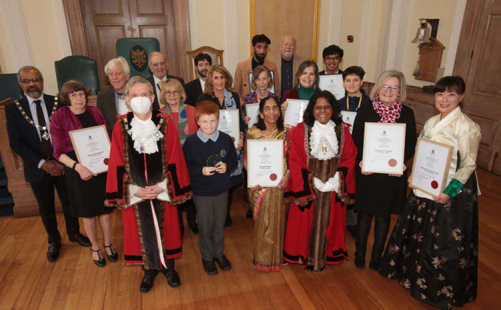 Kingston borough's community heroes are celebrated at the 2022 awards (Image: Kingston Council)