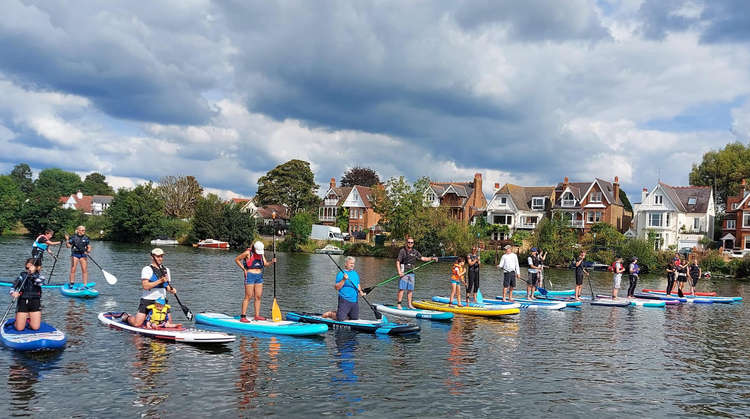 The business is running a 'Paddle for Peace' this Saturday to support the Save The Children's Ukraine Appeal (Image: Leah Crane)