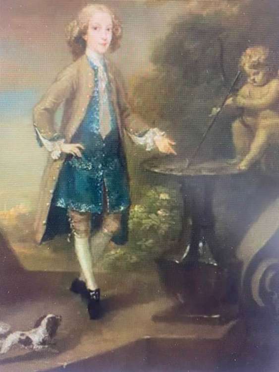 Portrait of Horace Walpole (later Earl of Orford 1717-1797) aged 10. By William Hogarth (1697-1784)