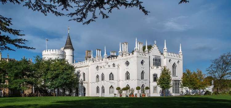 Strawberry Hill House, one of the finest examples of Gothic revival architecture in the world