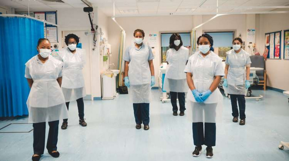 Nurses at Kingston University (credit: Kingston University London)