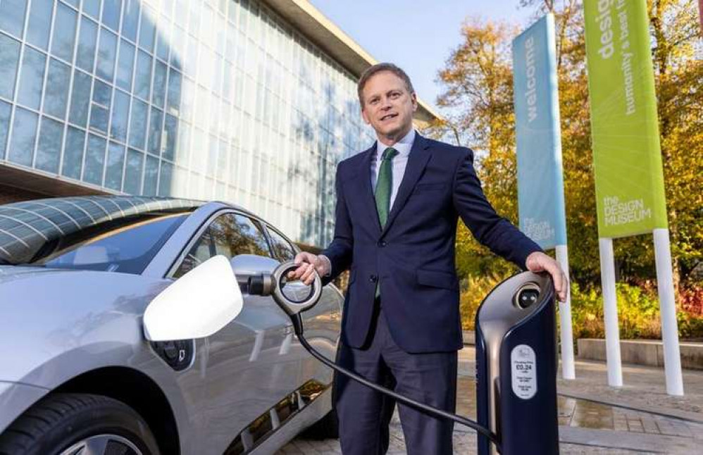 The charger was revealed by Transport Minister Grant Shapps