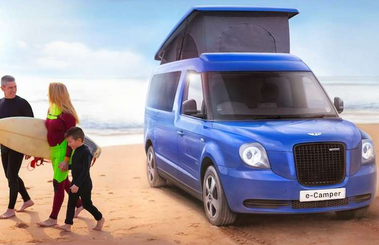 Making waves - e-Camper features a pop-top roof