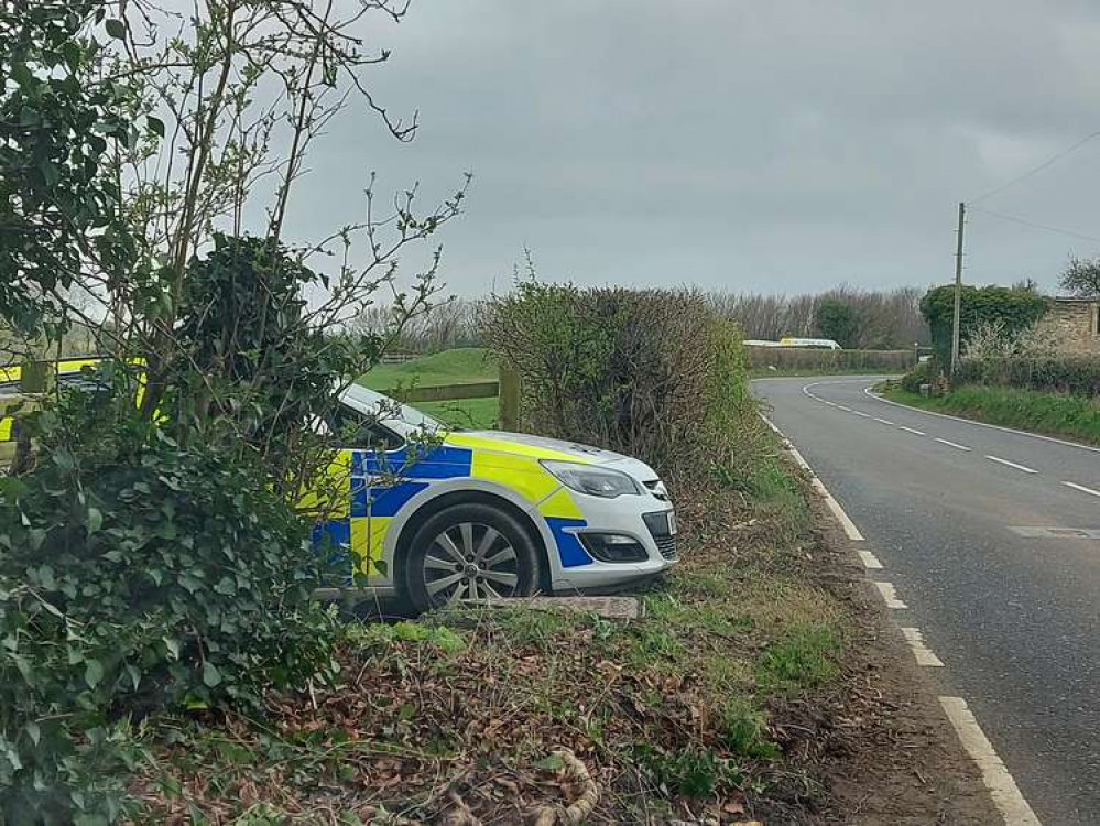 File photo : Police cars near to Midsomer Norton