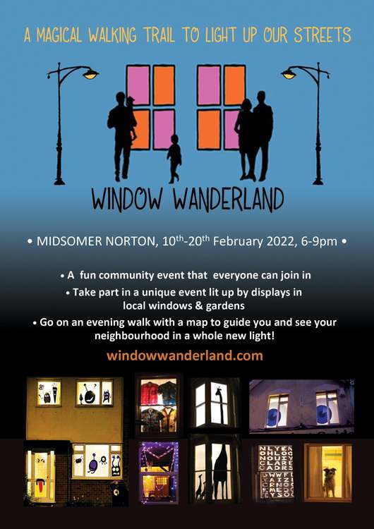 Midsomer Norton Window Wanderland poster