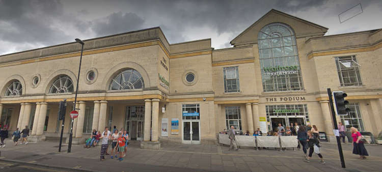 Bath Central Library at the Podium. Google Maps. Permission for use by all partners.