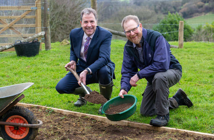 Dan Norris and Hugh Steele at More Trees Bath and North East Somerset