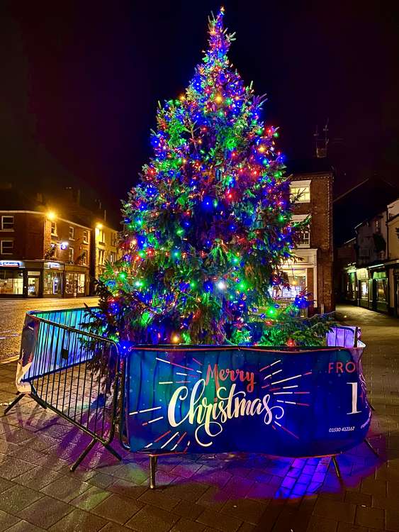 Last year's Christmas tree in Market Street