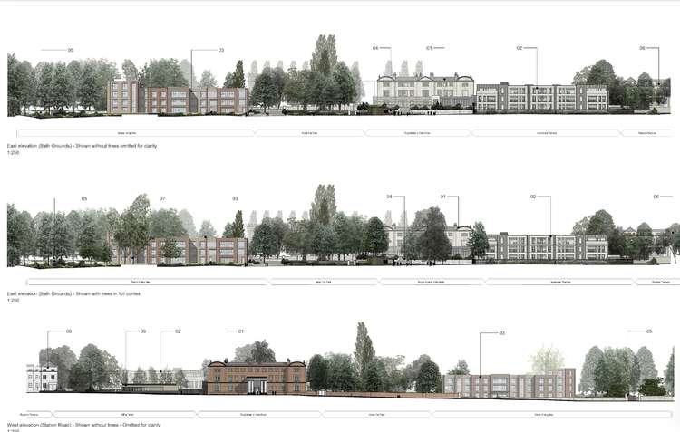 Images of the new development were submitted with the revised application