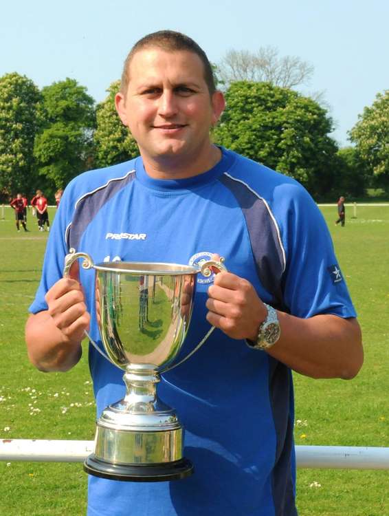 Kevin Allsop - Ashby Ivanhoe FC most successful manager under Stuart's reign claiming the league title and Coalville Charity Cup winner - first and only time in the club's history