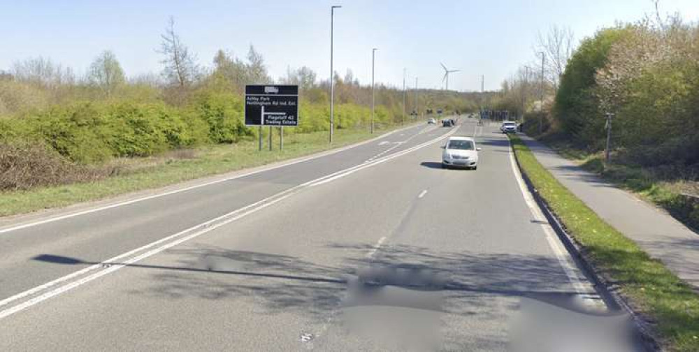 The first work on the A511 will begin on April 10. Photo: Instantstreetview.com