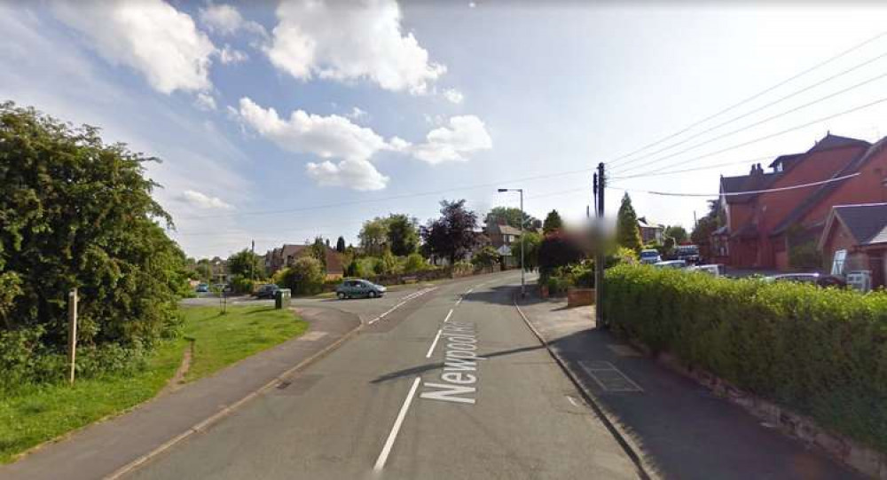 The junction of Newpool Road and Lyneside Road.