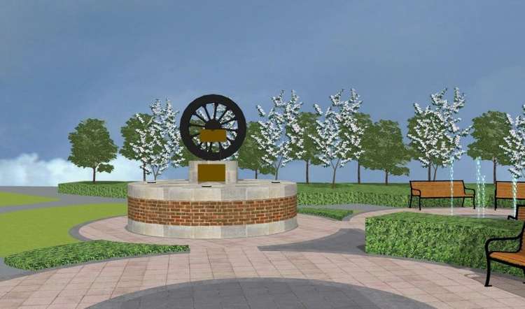 It was due to be relocated as part of a new memorial area.