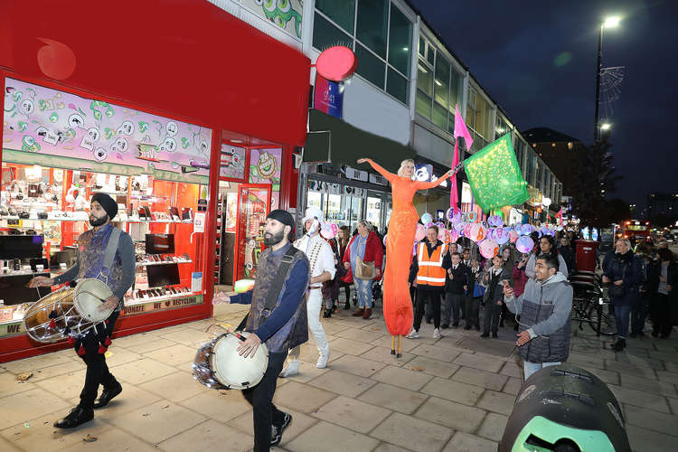 Feltham Lantern Parade. (Image: Hounslow Council)