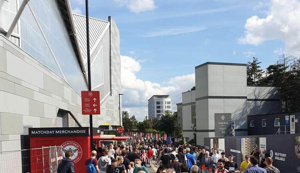 The individual was arrested at the Brentford FC vs Manchester United match on Wednesday 29 December. (Image: Hannah Davenport)