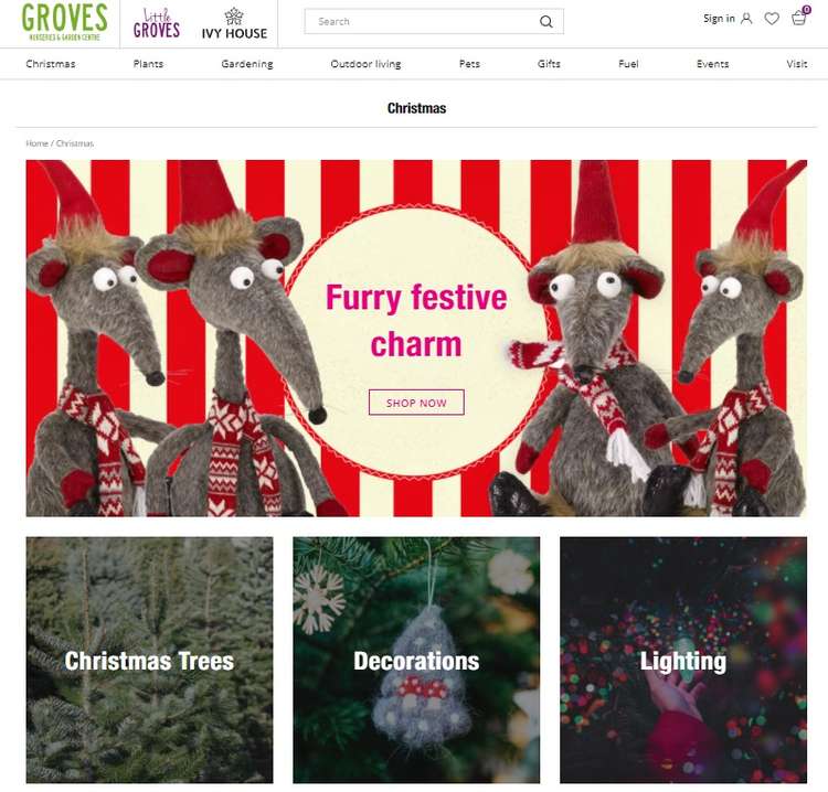 Groves Nurseries unveils a new website and webshop