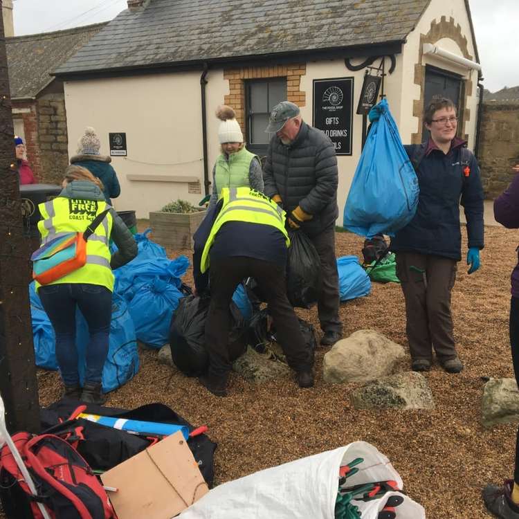 More than 115kg of litter was collected (Image: courtesy of Roy Beal)