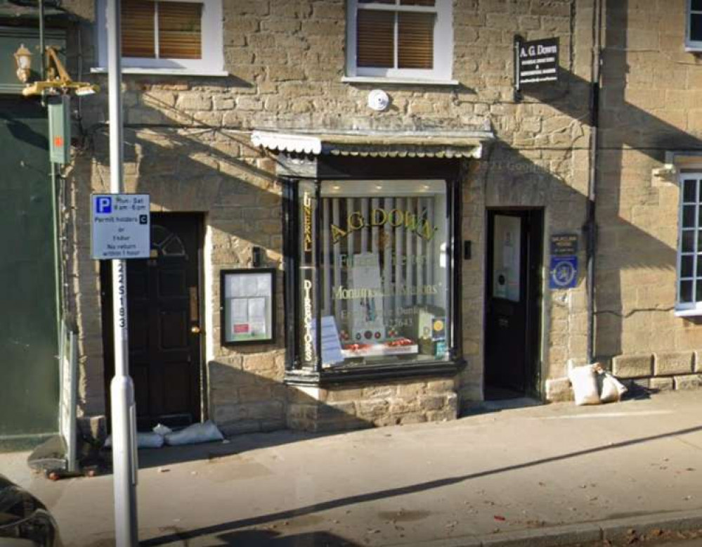 Bridport funeral directors A. G. Down to have a new bay window (Image: Google Maps)