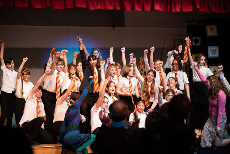 Talented students at the Sir John Colfox Academy perform Roald Dahl's Matilda (Image: Sam Rose Photography)