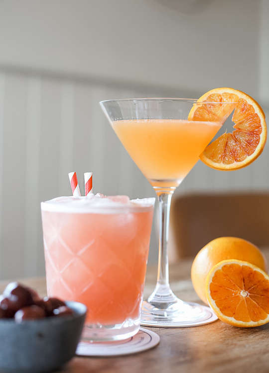 The 'Romeo' and 'Juliet' cocktails