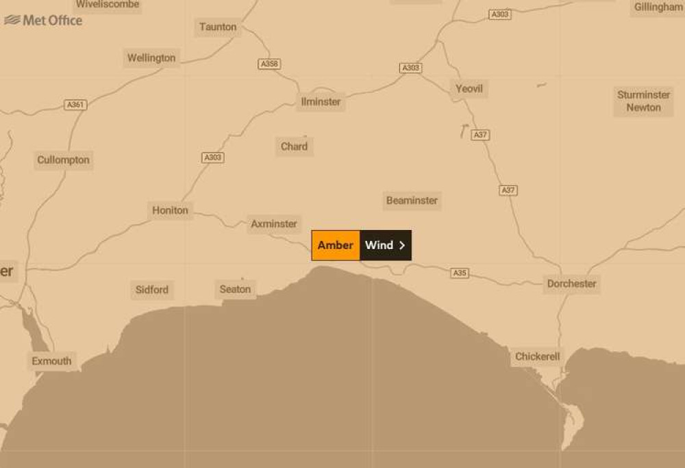 Storm Eunice is set to hit Dorset and the South West tomorrow