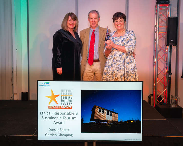 Dorset Forest Garden Glamping received bronze in the Ethical, Responsible and Sustainable Business category (Image: Nick Williams Photographer)