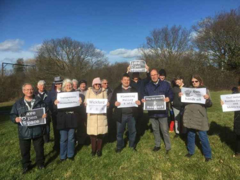 Cllr David Harrison has previously supported the campaign to save the open space
