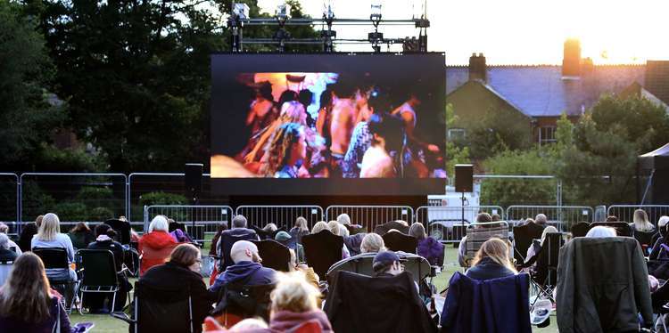 Coalville's Cinema in the Park was a success last summer. Photo: North West Leicestershire District Council