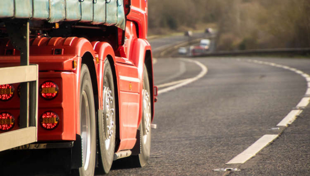 Ukrainian drivers have been made the gesture by Bardon Truck Stop. Photo: Dreamstime