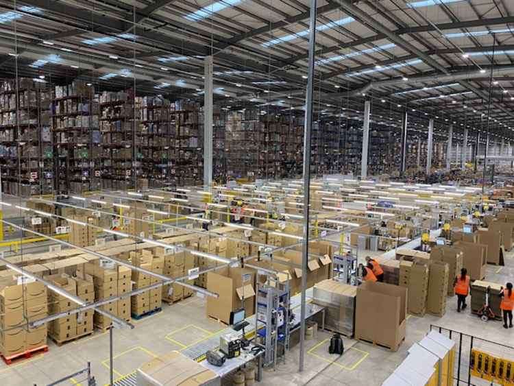 Inside Amazon's huge Coalville depot