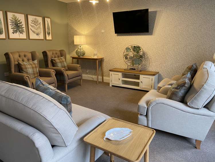 They'll be 78 rooms for residents, and over 20 staff benefitting from the opening of the new home. Pictured is the longue room.