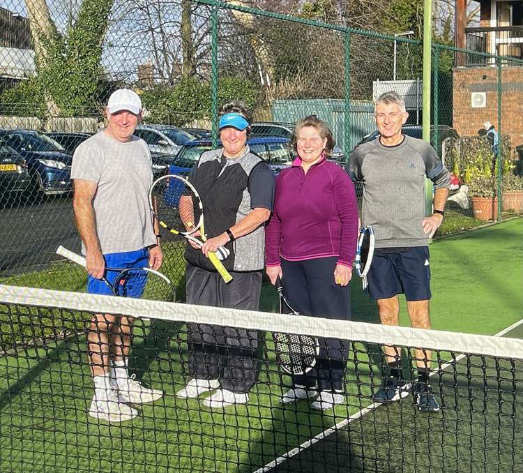 Semi finalists Chris Garside Eileen Grigg Pamela Bloor and Nigel Spratt.