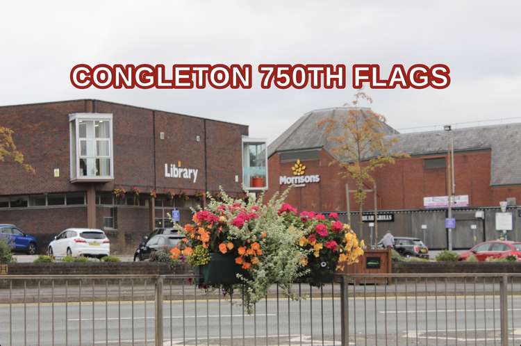 The flags will be easy to spot for those waiting in traffic or walking on the pavement on Mountbatten Way.