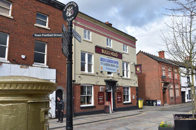 The Bulls Head is located on Congleton's 4 Mill Street.