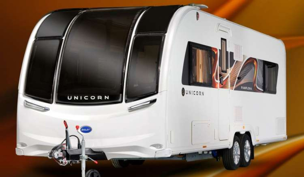 Have you seen a caravan like this on the A34 in Congleton? It could be stolen... (Image - Ladybailey Caravans)