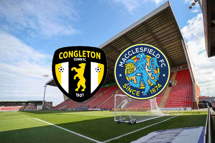 It won't be played at home as intended, but Congleton will have the shorter journey to their fixture against Macclesfield Town FC.