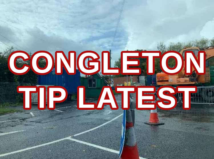 Congleton Household Waste and Recycling Centre was located on off Barn Road.